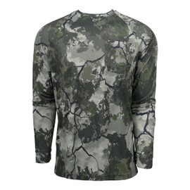 King's Camo Men's Standard King's Hunter Long Sleeve Tee, KC Ultra, 4X-Large
