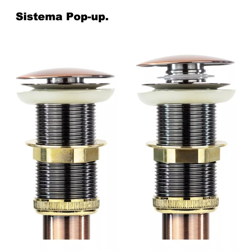 CNX Mezcladora Para Lavabo Con Contra Canasta Pop Up Color