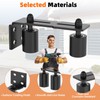 MeBantoo Heavy Duty Sliding Gate Guide Roller Hardware Kit, 3"