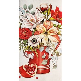 Mary Lake Thompson Winter Bouquet Christmas Dish Towel