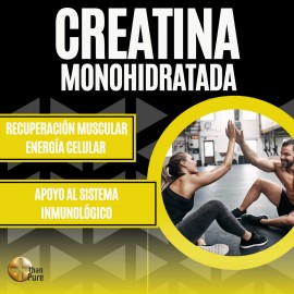 Creatina Monohidratada 300g 60 Servs + Glúteo Peptonas Kiv