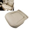 moseiny Tan Driver Side Bottom Leather Seat Cover for Jetta