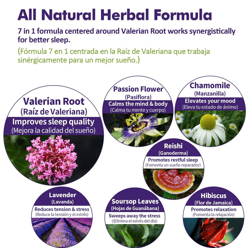Nurbetoxa Valerian Sleep Support Drops, Gotas de Pasiflora y Valeriana