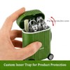 8-Piece Mini Suitcase Manicure Set - Portable Grooming Kit