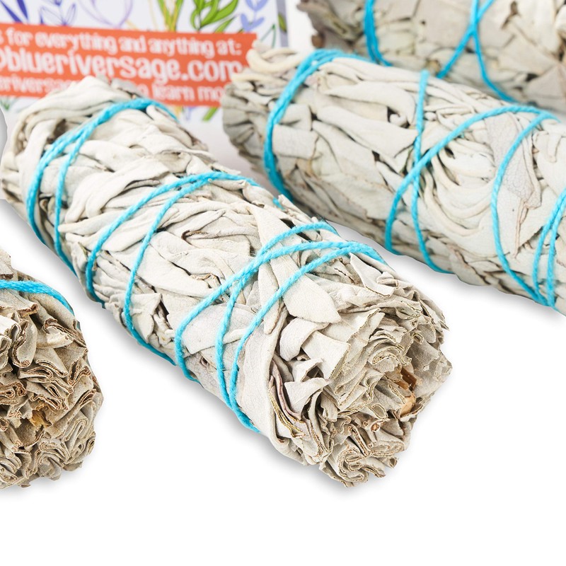 Blue River Sage Smudging & Energy Cleansing Kit with Amethyst,