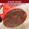 2 Pcs 5 Inch 8 Hole Sander Pad 4 Screw