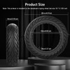 Cooryda 10x2.125 Scooter Tire, 10 inch Solid Rubber Tires Tubeless