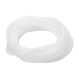 RATCHROLL 1 Pcs Silicone Vacuum Tubing Hose High Temperature 20FT 1/8" 3mm ID 2.5mm Thickness Automotive Vacuum Line 130PSI Max Pressure Clear