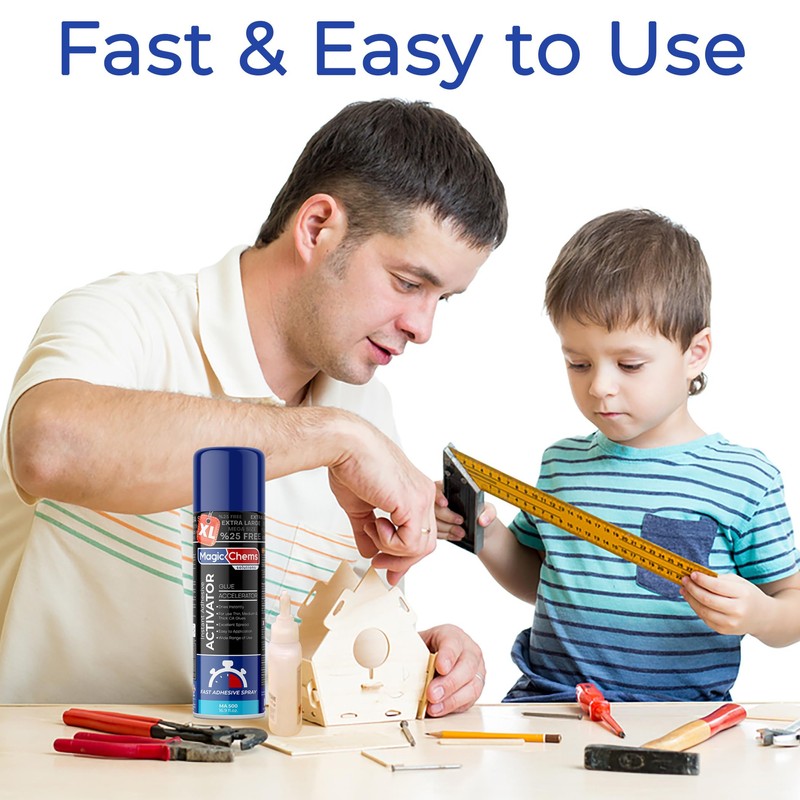 Magic Chems CA Glue Accelerator Spray (6 x 16.9 fl