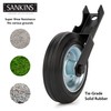 SANKINS Gate Helper Wheel for Supporting Metal Swing Gates with