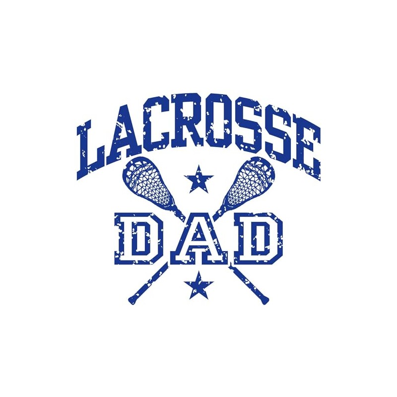 CafePress Lacrosse Dad Oval Car Bumper Sticker