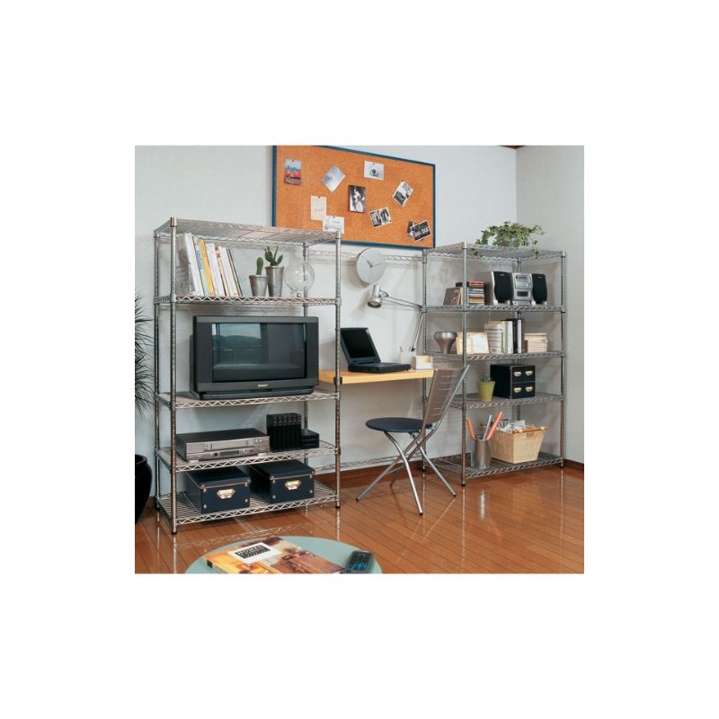 Iris Ohyama MR-4K Metal Rack, Shelf, Fixing Parts, 4 Pieces,