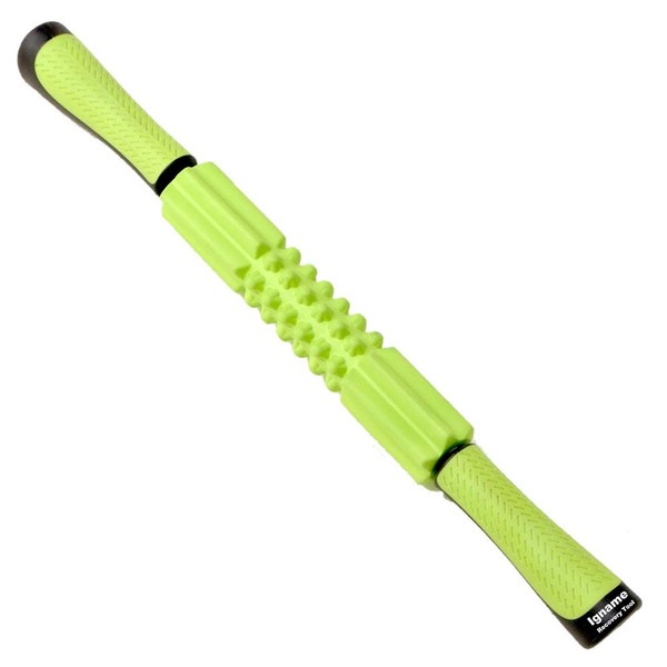 Iname Recovery Tool Massage Stick, Dot Cut, Before Exercise, After Exercise, Trigger Point, Myofascial Release, Genuine Product, Foam Roller, Green
