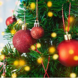 BEAUTY PLAYER Christmas Ornament String Lanyard Ornament Hangers 20cm 200pcs Christmas Ball Straps for Christmas Tree and Festival Party Decoration (Gold and Silver)