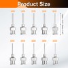 HARFINGTON 1set Dispensing Needle 15-24 Gauge 0.5 Inch Stainless Steel