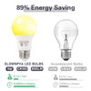 GLOWNOVA 8-Pack Soft White LED Bulbs - Perfect for Bedroom