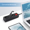 Aigostar 3-Way Power Strip with Switch Table Socket Child Lock