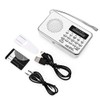 Onlinesikhstore 1300 Tracks Sikh Gurbani White Radio MP3 Player Japji