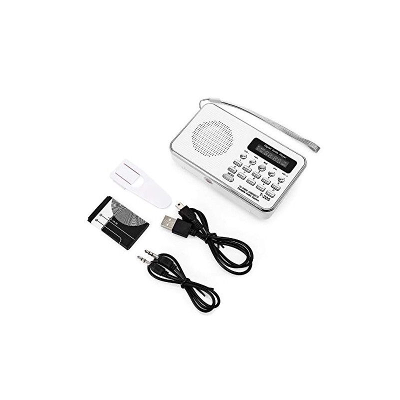 Onlinesikhstore 1300 Tracks Sikh Gurbani White Radio MP3 Player Japji