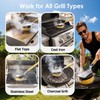 Grill Brush with 2 Replacement Head
