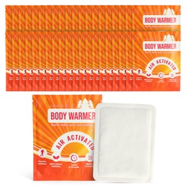 BRAMBLE 40 Pack Air-Activated Heat Patches, Heat Pads, Back Warmers - Back, Legs, Arms, Shoulders - Sports, Outdoor, Hiking, Golf, Football Spectators (up to 8 Hours) (80)