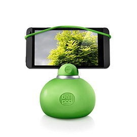 Ballpod Tripod with SmartFix Universal Car Mount/Holder Set of 2 Green