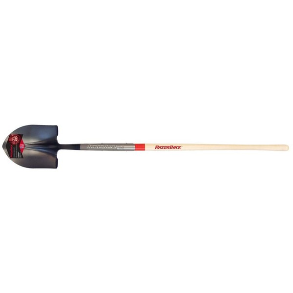 Razor-Back 45530 Round Point Digging Shovel with Supersocket - 48"