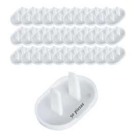 50 Cubiertas Enchufe Tapon Seguro Bebes Niños Seguridad Plug