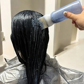 Self-Dyeing Tub Comb Dyeing Tub Dyeing Brush-WFHZ18B / 셀프 염색통 빗 염색통 염색브러쉬-WFHZ18B