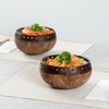 Restaurantware - Coco Casa 21.2 Ounce Coconut Bowls, 10 Reusable
