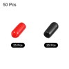 QUARKZMAN 50 x Rubber End Caps Cover Assortment 5 mm