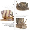Toddmomy Landscape Decor Snail Ornaments Resin Snail Figures Garden Decorations