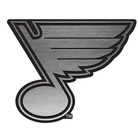 Rico AEM8601 Blues Antique Nickel Auto Emblem, Multi