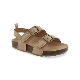 OshKosh B'Gosh Boy's Bruno Sandal, TAN, 12 Toddler