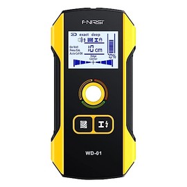 Premium Wall Scanner Stud Finder, Electronic Wall Stud Detector for Wood, Metal Studs, AC Wires, Joists, Pipes, Wire and Water Pipe Stud Finder, Visible Positioning Hole for Accurate Center Detection