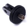 Chronos Black Aluminum Tripod Adapter Mount for GoPro Cameras