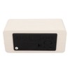 Digital Wooden Alarm Clock Wireless Charging Weekend Mode Dual Alarm