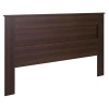Prepac King Flat Panel Headboard in Espresso
