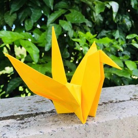 100PCS Premade Origami Paper Cranes 25CM/10" Big Size Paper Made Folded Origami Cranes Handmade 1000 Japanese Cranes DIY Mobile String Garland for Wedding Party Favor Table Centerpieces (100)