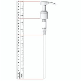 4 Bottle Pumps for Hand Soap / Shampoo / Pump Bottle Dispenser for 1 Liter Bottles | Made in USA | Smooth Pumping for Beauty Products, Shampoo Pump, Lotion Pump Dispenser | NO Rust (4 Pack)