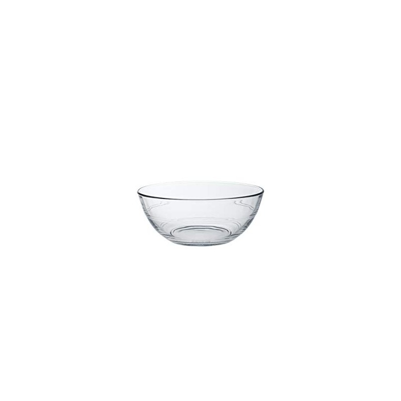 Duralex Lys 6.5" Stackable Clear Glass Bowl Mixing Bowl