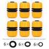 TOPWAYS 6 pack Hose Repair Connector, Quick Fix Extend Connector