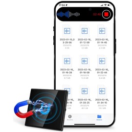 3072Kbps Voice Recorder,Audio Recorder with AI-Triple Intelligent Noise Cancellation,128GB Recording Device with 4000Hours Store, Voice Activated Recorder for Lectures, Meetings, Intervie
