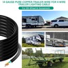 100 FT 14 Gauge 4 Wire Trailer Wire Insulated Copper