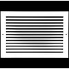 HVAC Premium 10'' X 8'' Aluminum Return Grille - Easy