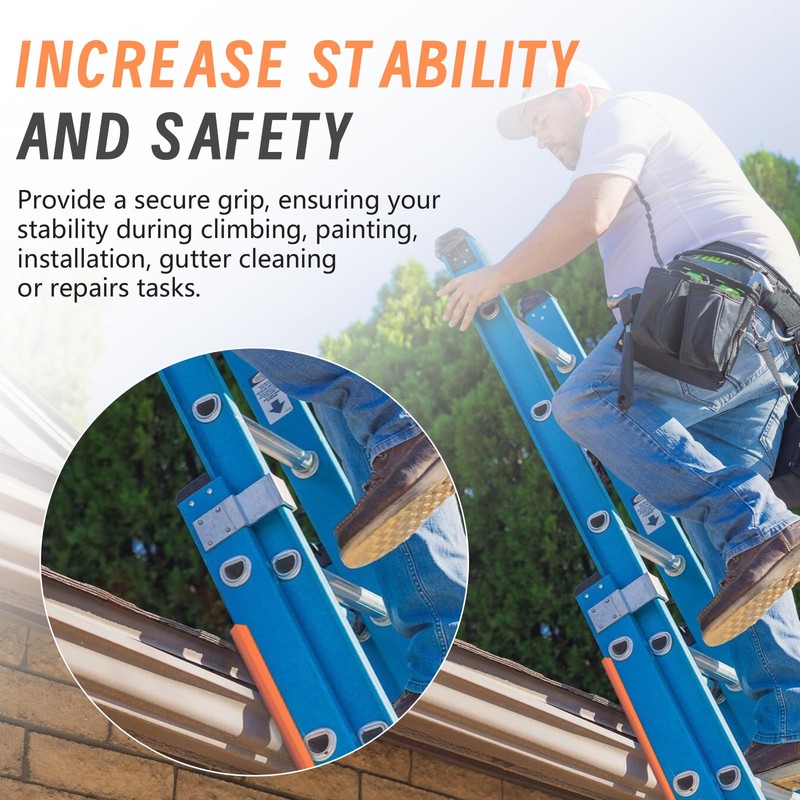 Ladder Stabilizer for Gutters & Roof, Ladder Guard Ladder Safety