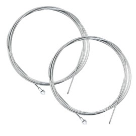 Qrity 2 Pieces Bicycle Brake Cables, Before and After Brake Cable Set, Bicycle Brake Cable Inner Cable for Road Bike