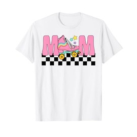 Mom Rolling Into Birthday Roller Skating Family Matching T-Shirt