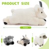 MorisMos Goat Teddy Soft Toy with Babies inside, Lifelike Goat