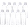 Palm Safe Plastic 50ml Travel Bottles with Flip Cap -